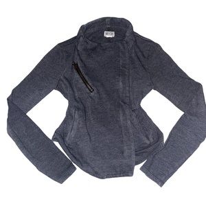 Vintage converse unsymmetrical zipper jacket